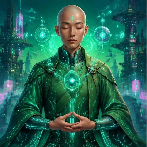 DeepSeek-R1 original artwork