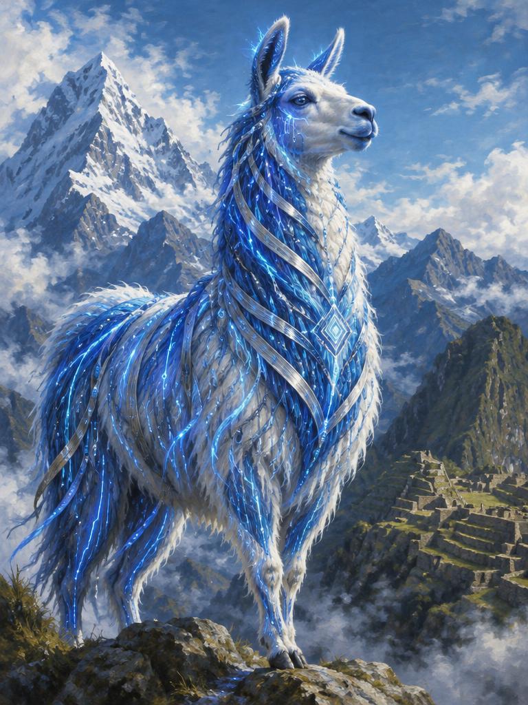 Llama original artwork