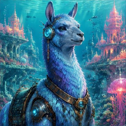 Llama original artwork