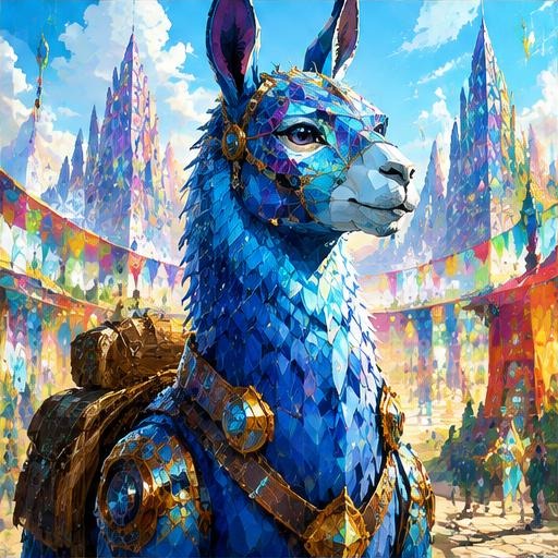 Llama original artwork