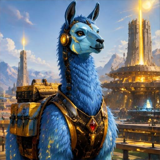 Llama original artwork