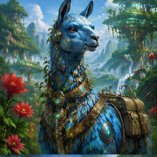 Llama original artwork